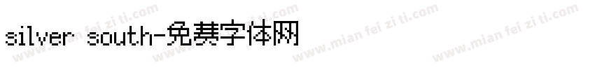 silver south字体转换